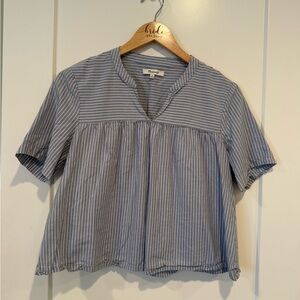 Madewell cropped shirt